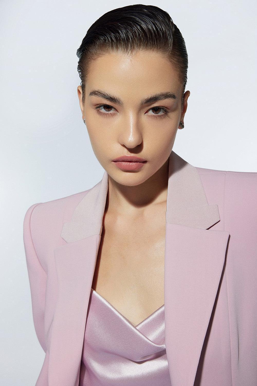 Nadya Flared Spaghetti Strap Silk Chiffon Top - MEAN BLVD