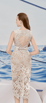 Naomi Pencil Sleeveless Lace Midi Dress - MEAN BLVD