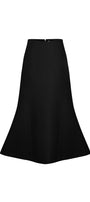 Narci Trumpet High Waist Cotton Blend Midi Skirt - MEAN BLVD