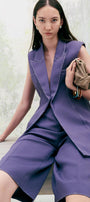 Narcissus Straight Ribbed Twill Below The Knee Culottes - MEAN BLVD