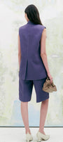 Narcissus Straight Ribbed Twill Below The Knee Culottes - MEAN BLVD