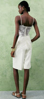 Narcissus Straight Ribbed Twill Below The Knee Culottes - MEAN BLVD