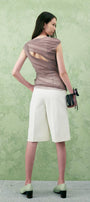 Narcissus Straight Ribbed Twill Below The Knee Culottes - MEAN BLVD