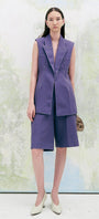 Narcissus Straight Ribbed Twill Below The Knee Culottes - MEAN BLVD