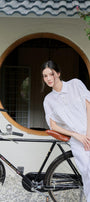 Nari Gathered Batwing Sleeved Linen Shirt - MEAN BLVD