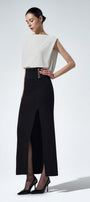 Nelia Draped Back Top - MEAN BLVD