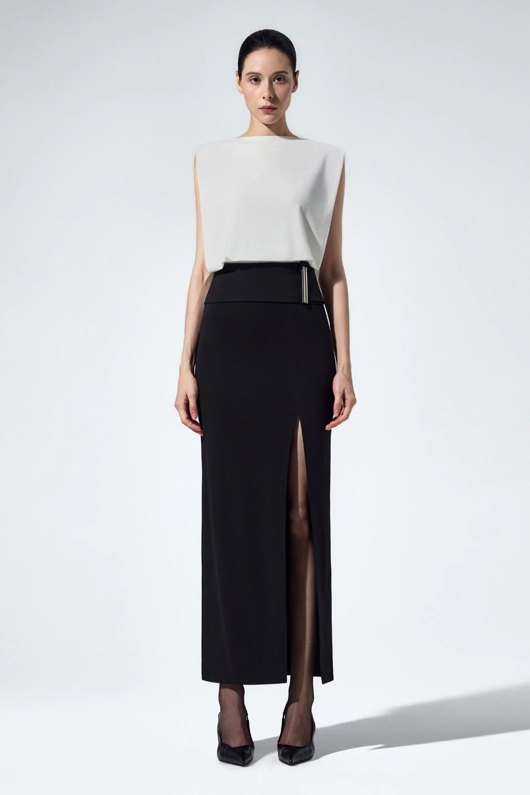 Nelia Draped Back Top - MEAN BLVD