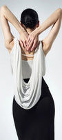 Nelia Draped Back Top - MEAN BLVD