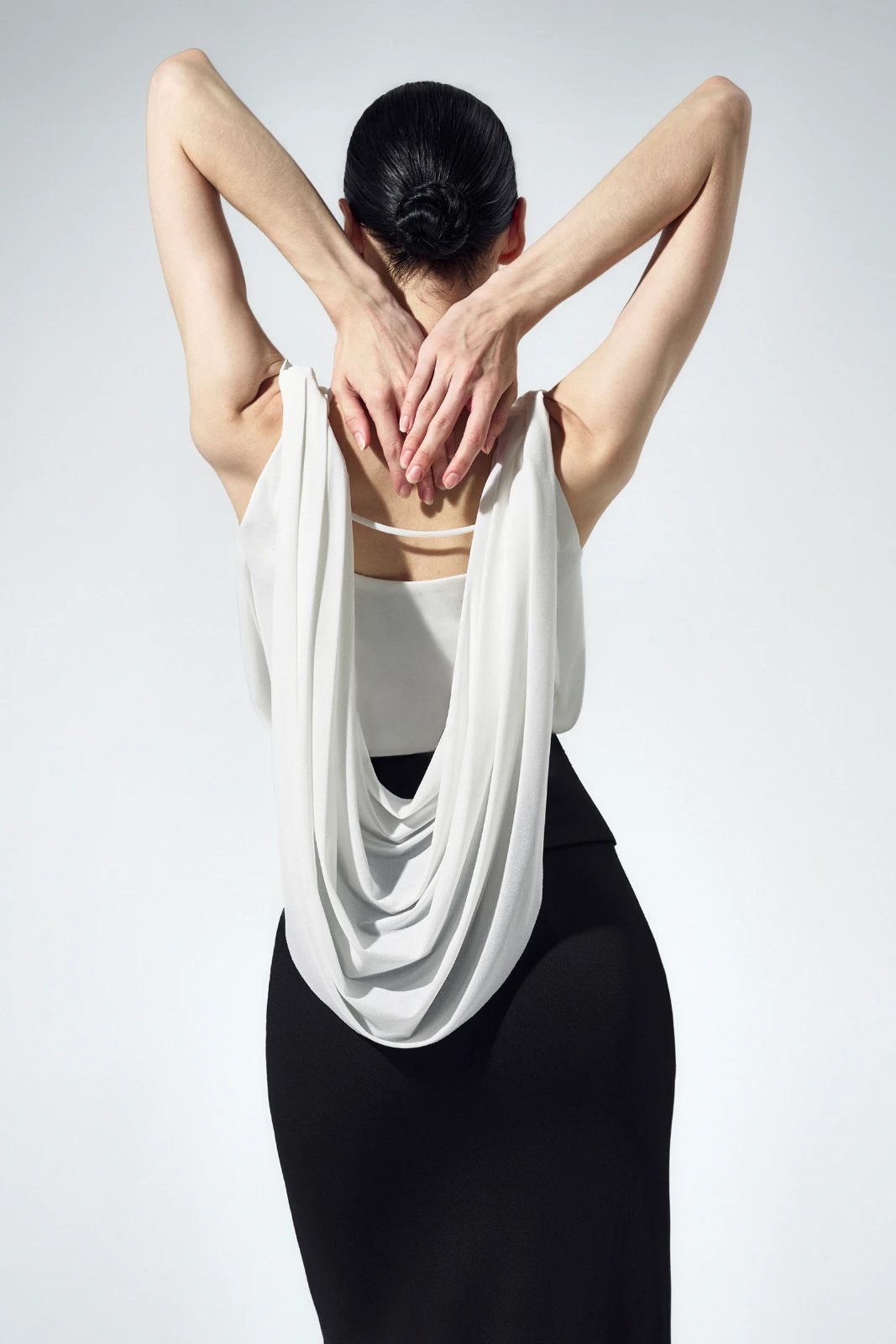 Nelia Draped Back Top - MEAN BLVD