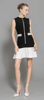Nellie Drop Waist Sleeveless Wool Mini Dress - MEAN BLVD