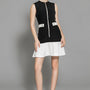 Nellie Drop Waist Sleeveless Wool Mini Dress - MEAN BLVD