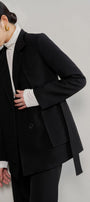 Nellie Straight Long Sleeved Cotton Coat - MEAN BLVD