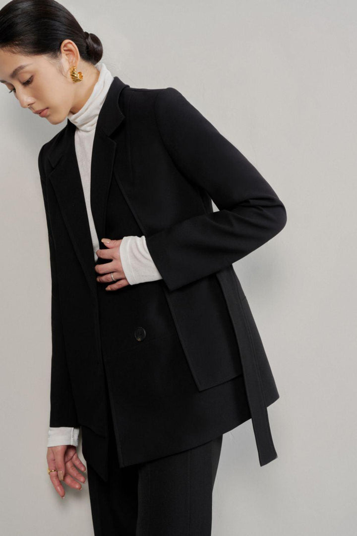 Nellie Straight Long Sleeved Cotton Coat - MEAN BLVD