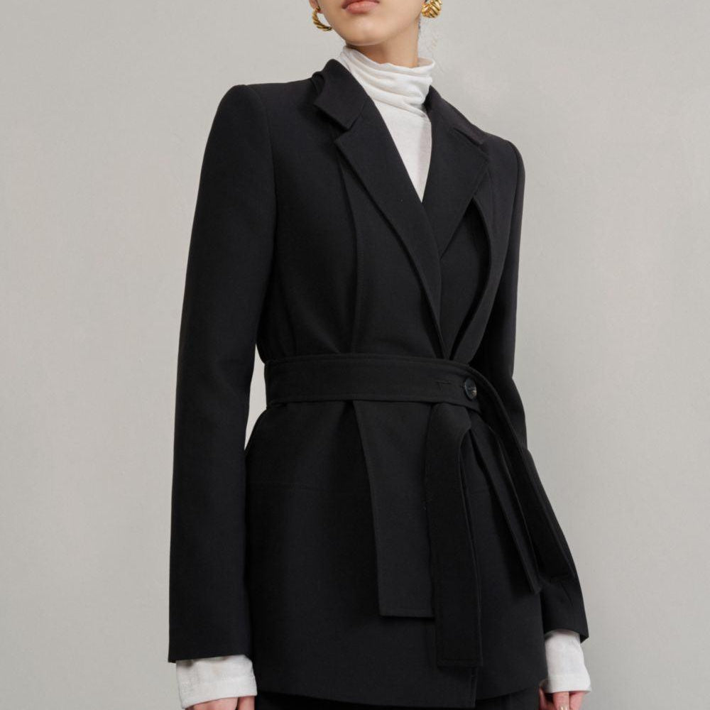 Nellie Straight Long Sleeved Cotton Coat - MEAN BLVD