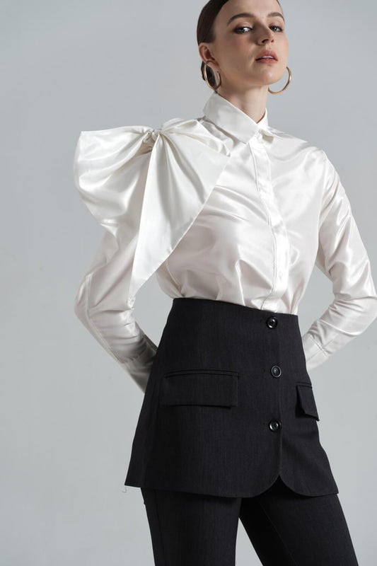 Nessa Slit Straight Pants - MEAN BLVD