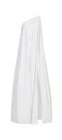 Nguyet Flared One Shoulder Poplin Floor Length Dress - MEAN BLVD