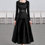 Night A-line Pleated Taffeta Midi Skirt - MEAN BLVD