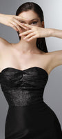 Nocturne Strapless Semi-Heart Neck Polyester Ankle Length Dress - MEAN BLVD