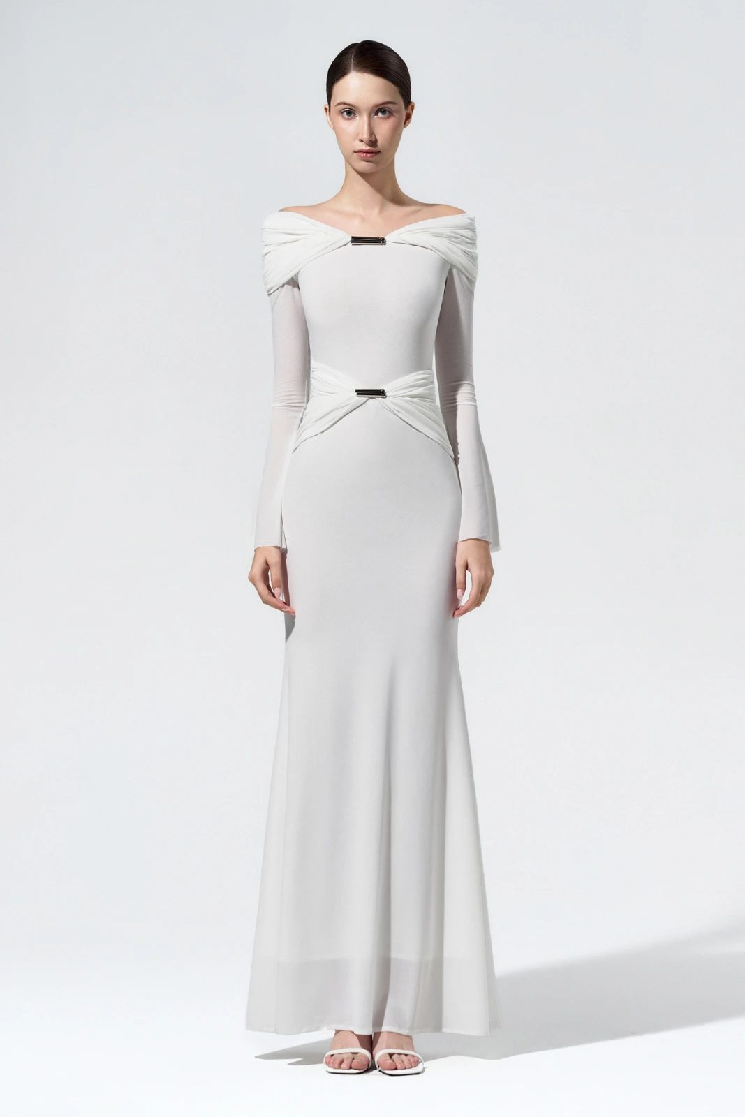 Noelle Off-Shoulder Maxi Dress - MEAN BLVD