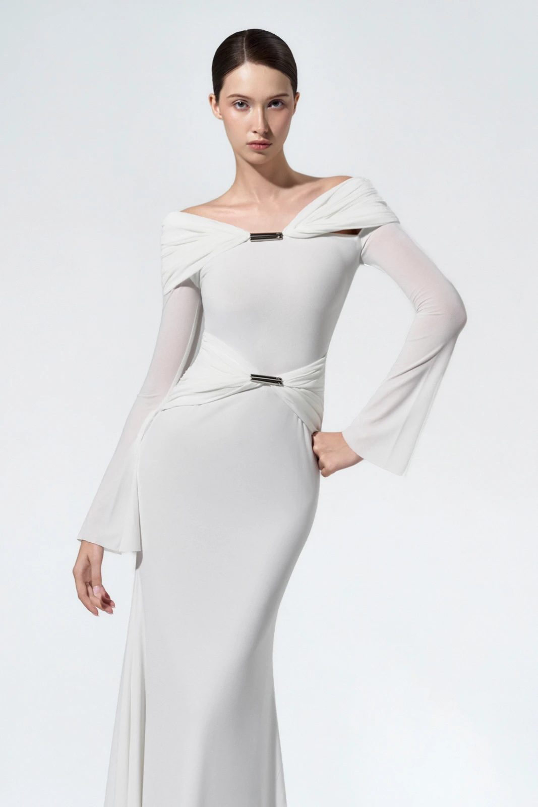 Noelle Off-Shoulder Maxi Dress - MEAN BLVD