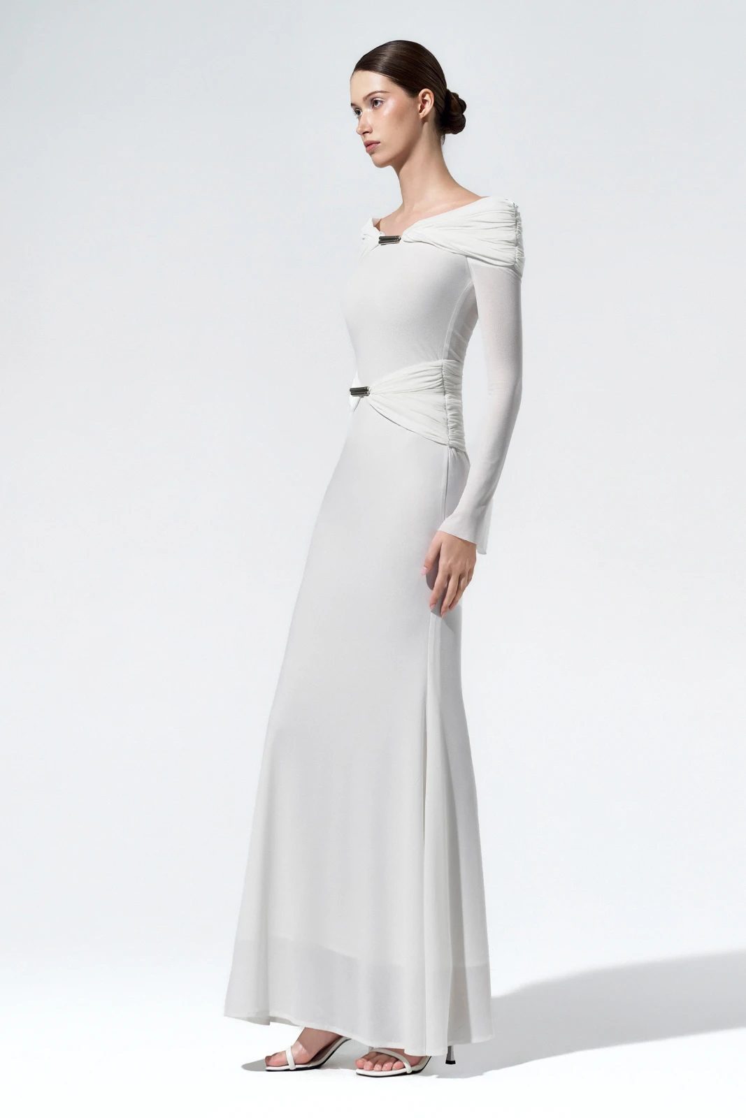 Noelle Off-Shoulder Maxi Dress - MEAN BLVD