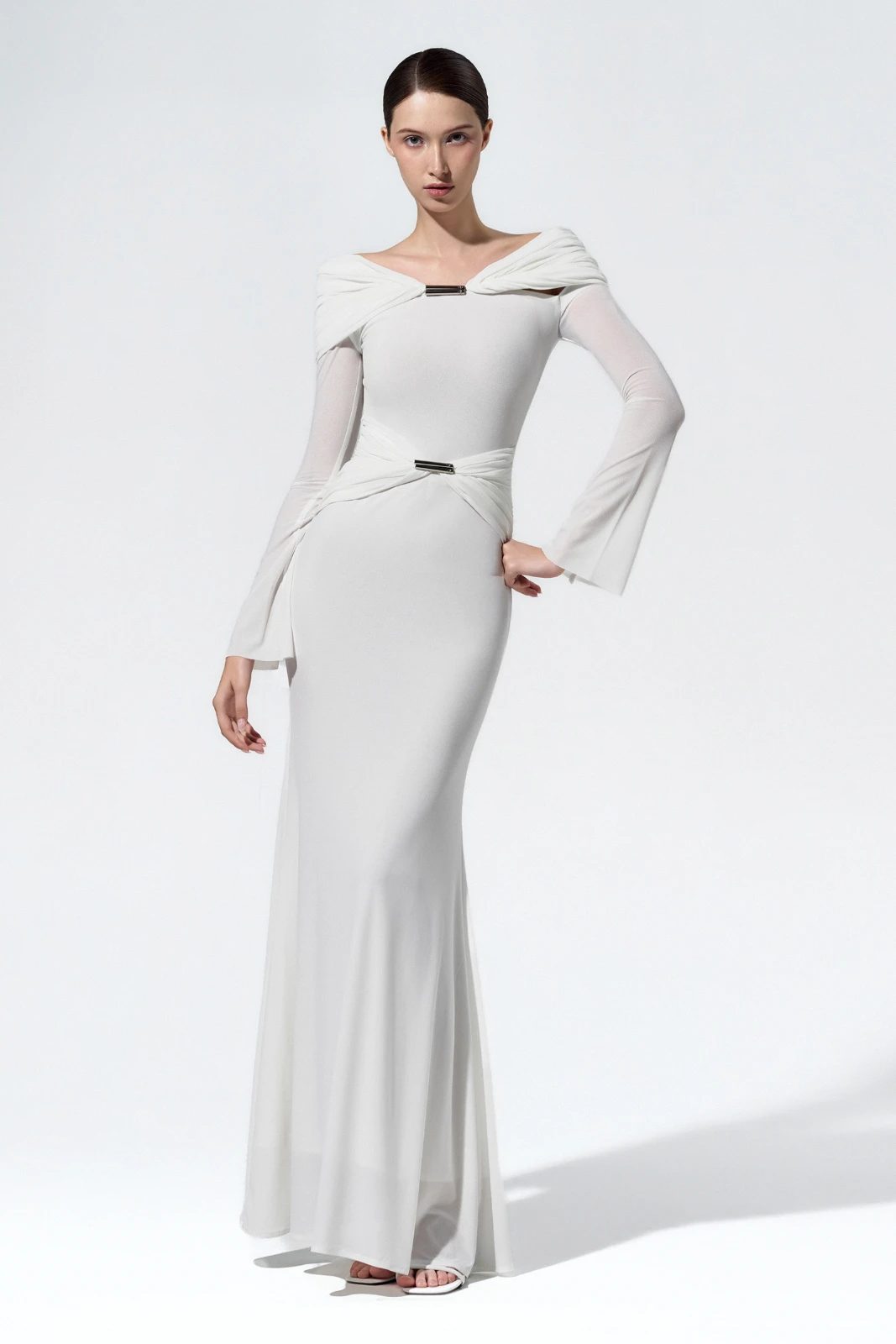 Noelle Off-Shoulder Maxi Dress - MEAN BLVD
