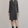Noemi Straight Notch Lapel Cotton Knee-length Trench Coat - MEAN BLVD