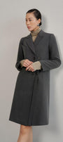 Noemi Straight Notch Lapel Cotton Knee-length Trench Coat - MEAN BLVD