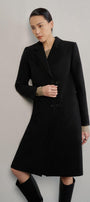 Noemi Straight Notch Lapel Cotton Knee-length Trench Coat - MEAN BLVD