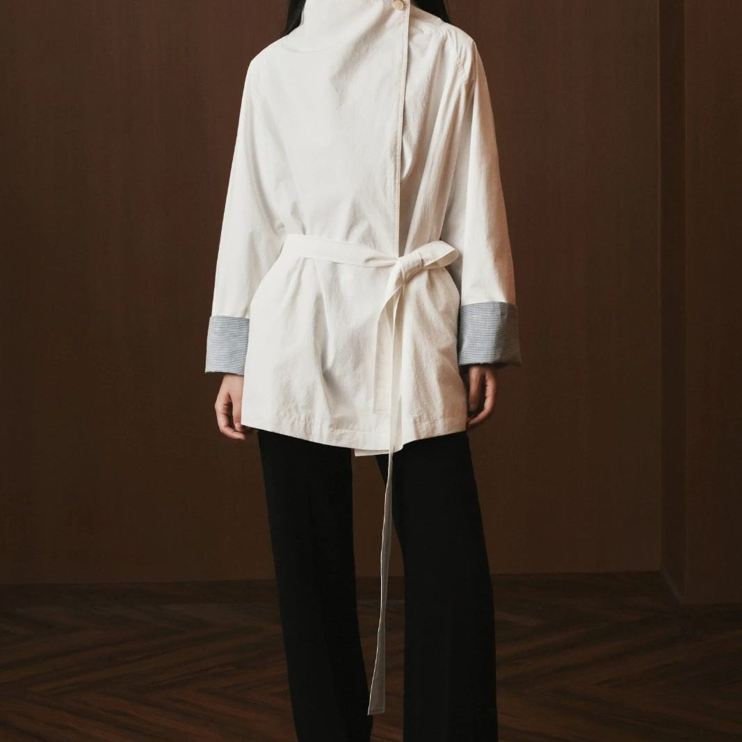 Nola High Neck Coat - MEAN BLVD