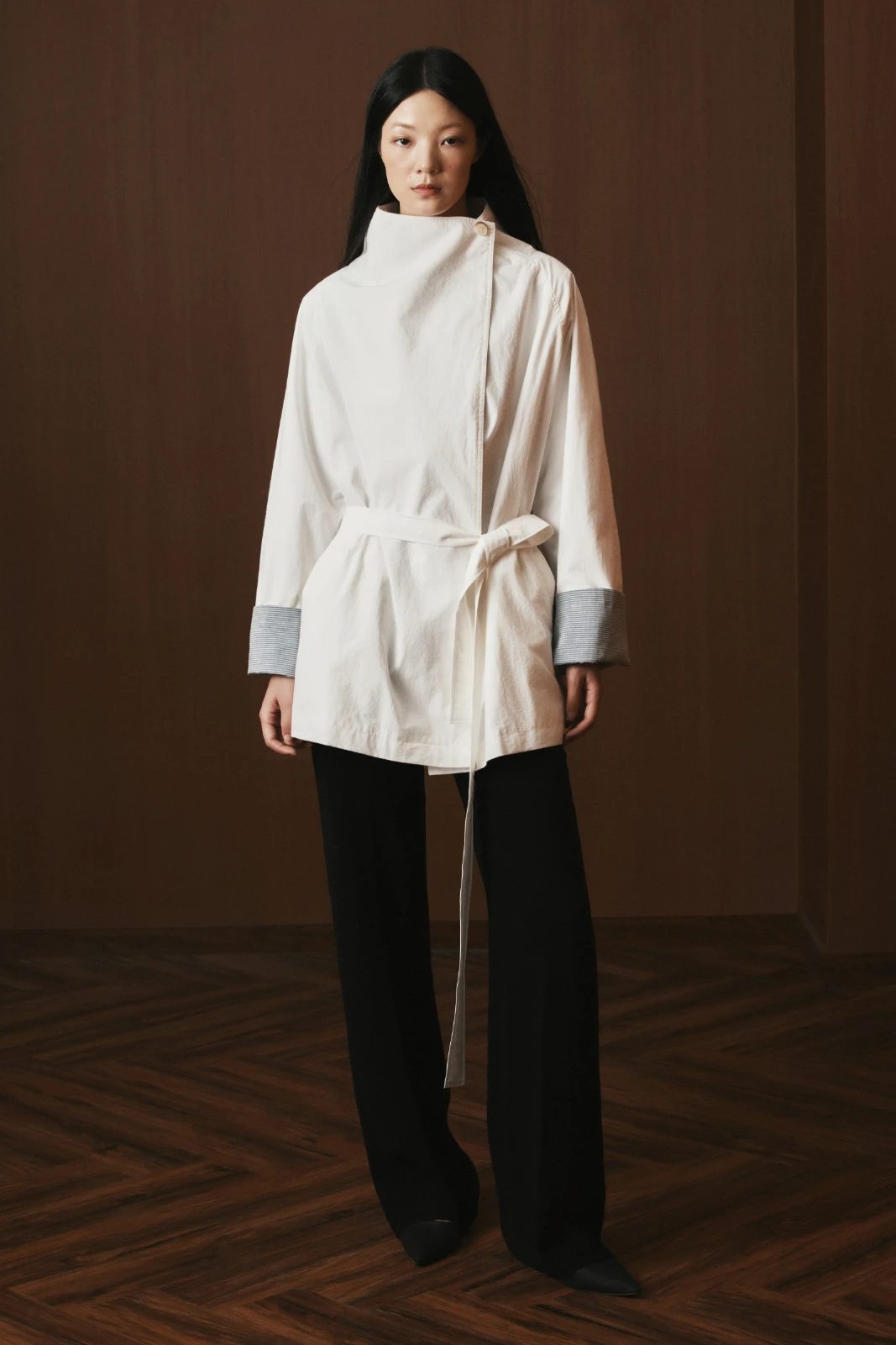 Nola High Neck Coat - MEAN BLVD
