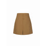 Nora A-line Back Zipper Polycotton Mini Skirt - MEAN BLVD