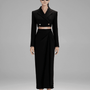 Nova Cropped Peak Lapel Polycotton Jacket - MEAN BLVD