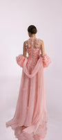 Novak Ball Gown Flower Applique Silk Organza Floor Length Dress - MEAN BLVD
