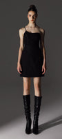 Novelette A-line Sleeveless Brocade Mini Dress - MEAN BLVD