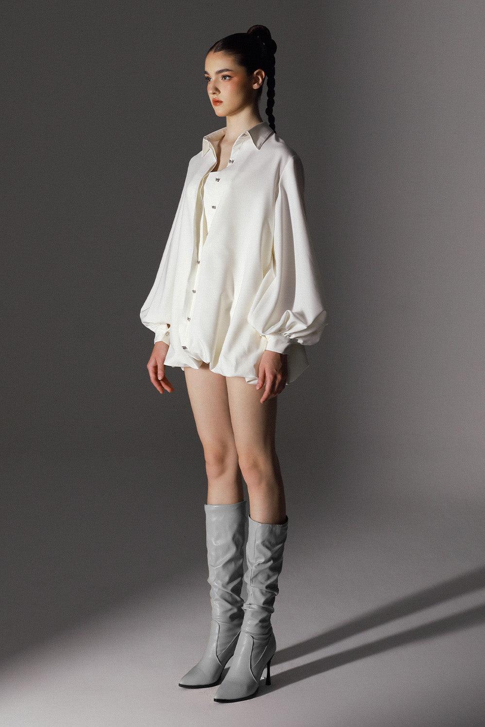 novella mini dress white Novella Mini Dress