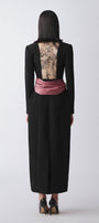 Numinous Shirt Square Shoulder Poly Silk Ankle Length Dress - MEAN BLVD