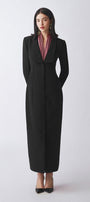 Numinous Shirt Square Shoulder Poly Silk Ankle Length Dress - MEAN BLVD