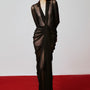 Nuval Sarong V-Neck Organza Floor Length Dress - MEAN BLVD