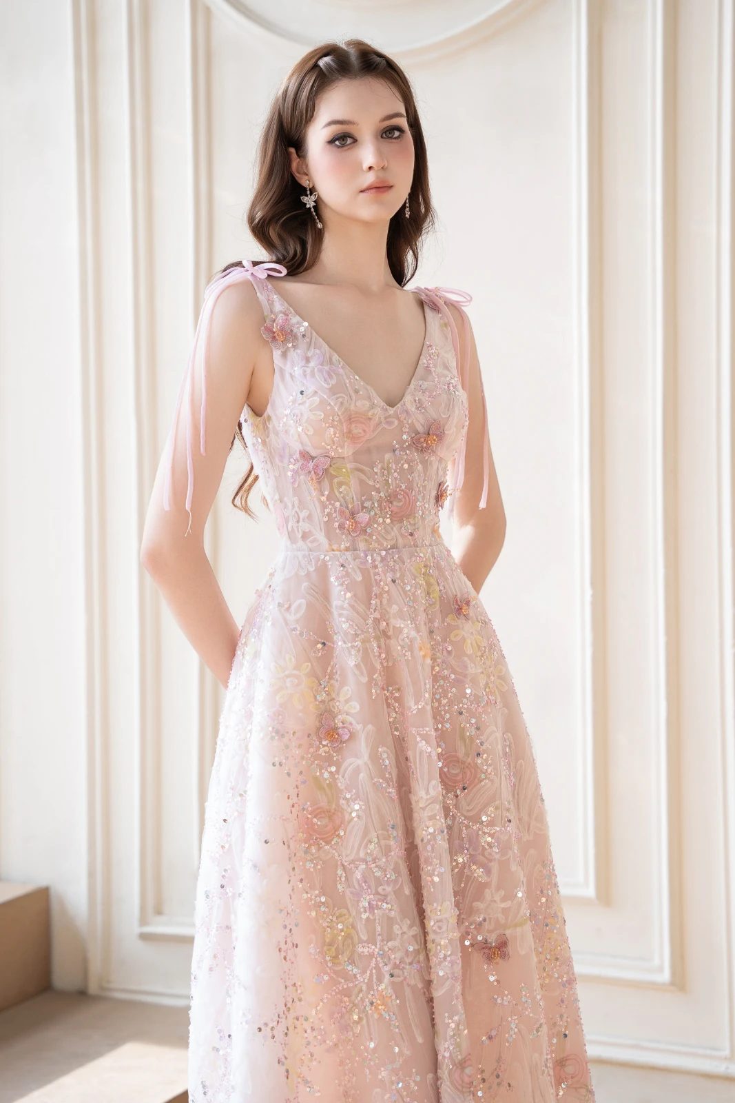 Nyla Sequin Midi Dress - MEAN BLVD