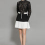 Nyomi Bodycon High Neck Lace Top - MEAN BLVD
