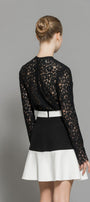 Nyomi Drop Waist Front Zipper Wool Mini Skirt - MEAN BLVD