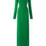 Oasis Sheath Round Neck Velvet Floor Length Dress - MEAN BLVD