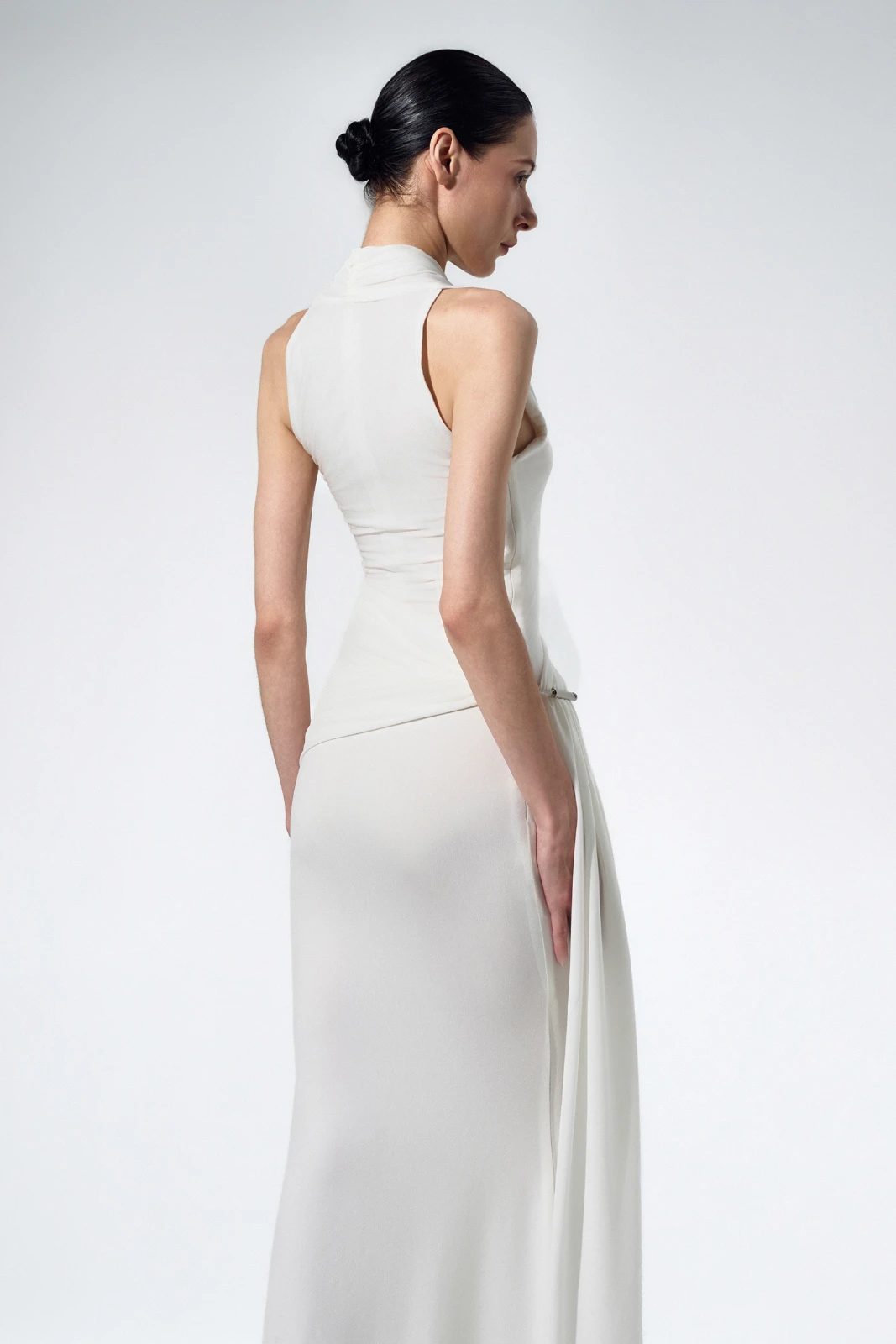 Odette Ruched Maxi Dress - MEAN BLVD
