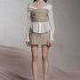 Oliver Straight Off-Shoulder Organza Shirt - MEAN BLVD