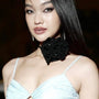 Olivia Mesh Sequin Choker - MEAN BLVD