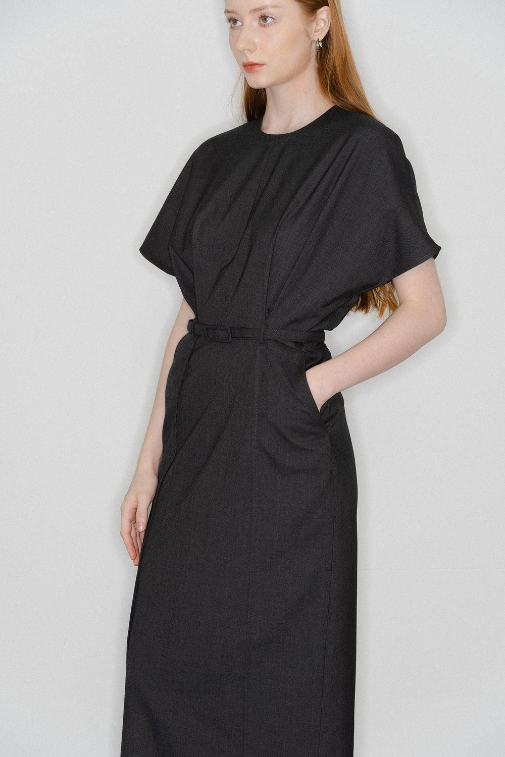 Olivia Sheath Short Sleeved Polycotton Maxi Dress - MEAN BLVD
