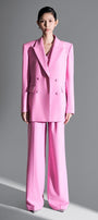 Olivia Straight Peak Lapel Twill Blazer - MEAN BLVD