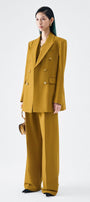 Olivia Straight Wide Leg Twill Pants - MEAN BLVD