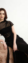 Olwen Bodycon See-Through Mesh Sheer Top - MEAN BLVD